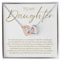 To Daughter | Interlocking Hearts Necklace
