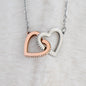 To Mom, Mommy, Mother's Day | Interlocking Hearts Necklace