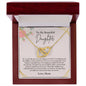 To Daughter from Mom | Interlocking Hearts Necklace