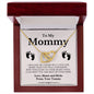 To Mom, Mommy, Mother's Day | Interlocking Hearts Necklace