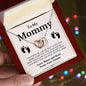 To Mom, Mommy, Mother's Day | Interlocking Hearts Necklace