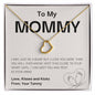 To Mom, Mommy, Mother's Day | Delicate Heart Necklace