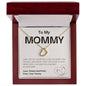 To Mom, Mommy, Mother's Day | Delicate Heart Necklace