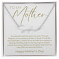 To Mother from Daughter, Mother's Day | Signature Name Necklace
