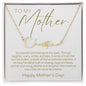 To Mother from Daughter, Mother's Day | Signature Name Necklace