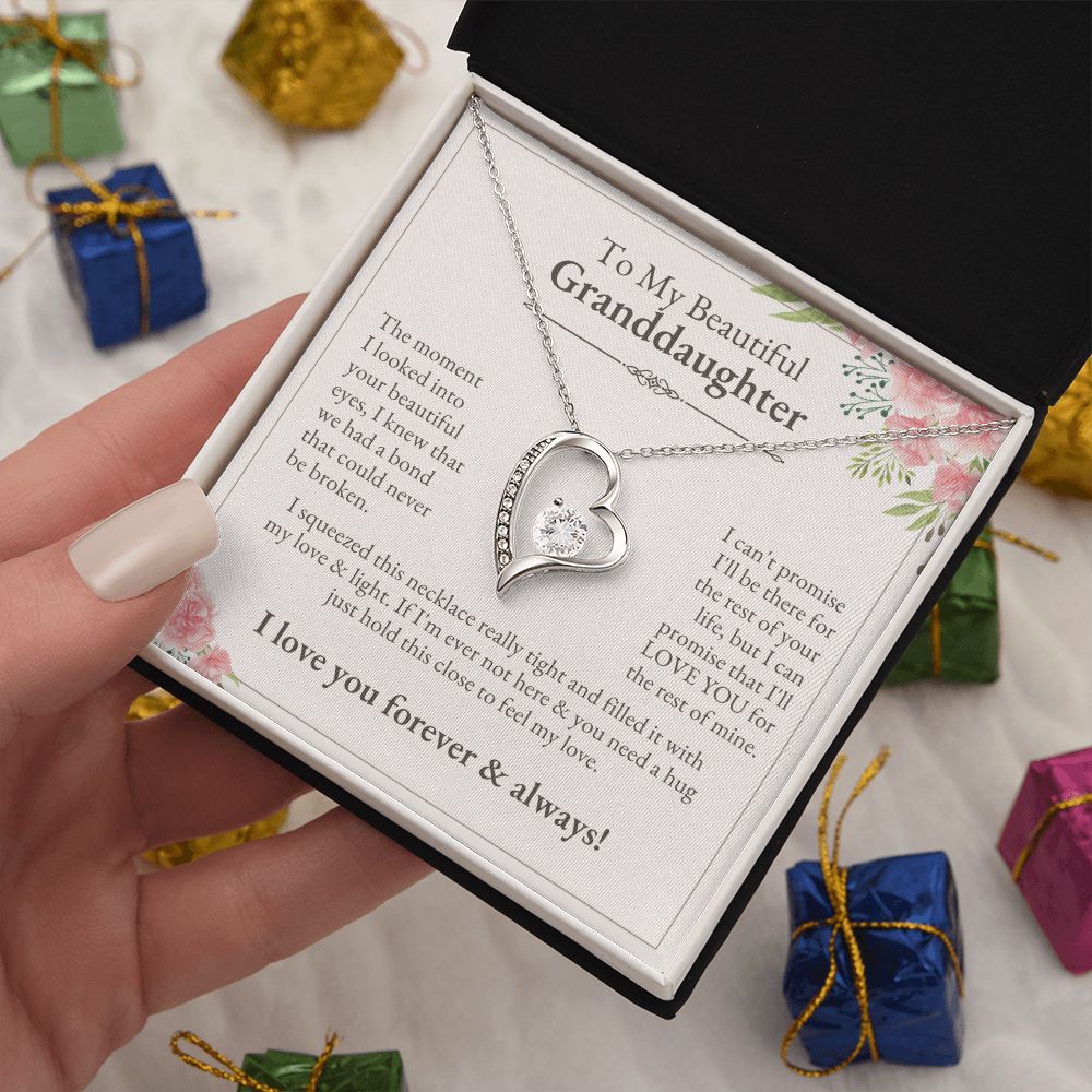 To Granddaughter from Grandmother | Forever Love Necklace
