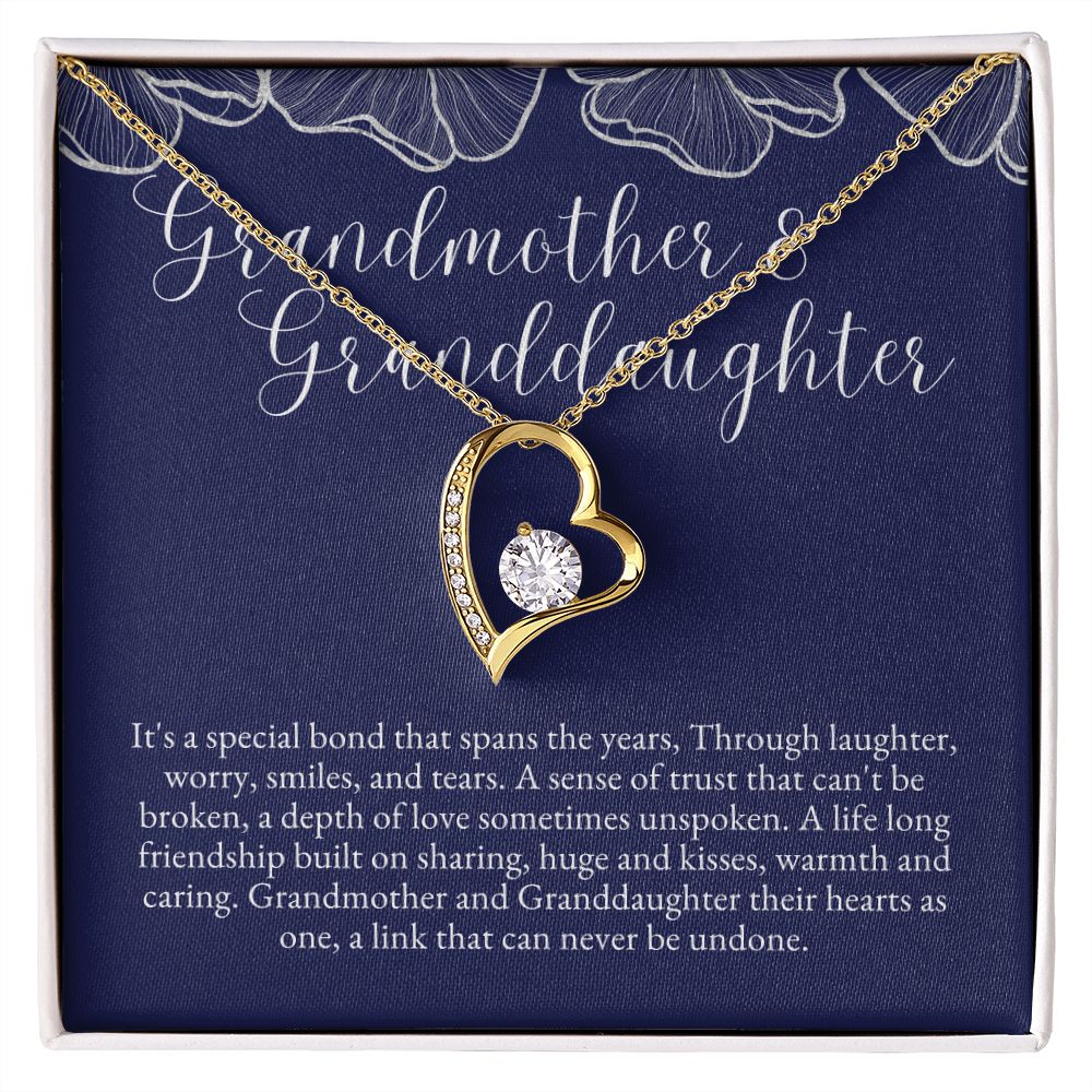 To Granddaughter from Grandmother | Forever Love Necklace