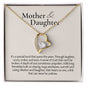 Mother and Daughter, to Mom | Forever Love Necklace