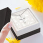 Happy Easter Bunny | Cross Necklace