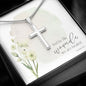 And by His wounds we are healed, Easter | Cross Necklace