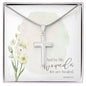 And by His wounds we are healed, Easter | Cross Necklace