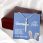 To Grandson for Easter | Cross Necklace