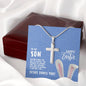 To Son for Easter | Cross Necklace