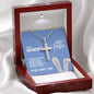 To Grandson for Easter | Cross Necklace