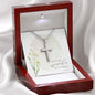 And by His wounds we are healed, Easter | Cross Necklace