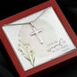 And by His wounds we are healed, Easter | Cross Necklace