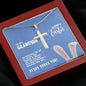 To Grandson for Easter | Cross Necklace