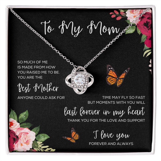 To Mom, Butterfly Message | Love Knot