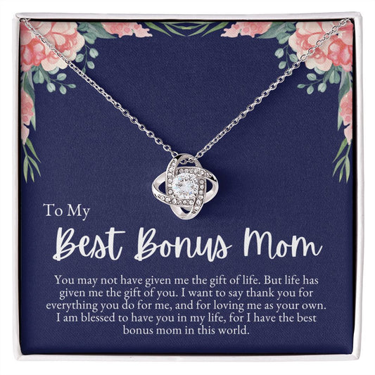 To Bonus Mom, Gift for Stepmom, Aunt, Godmom | Love Knot