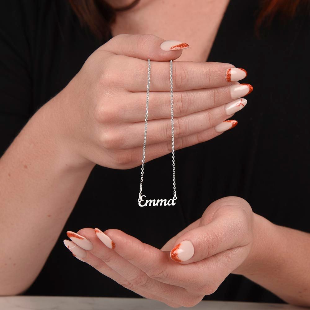 To Daughter, Granddaughter for Graduation | Personalized Name Necklace