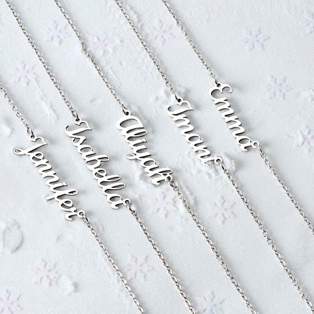 To Daughter, Granddaughter for Graduation | Personalized Name Necklace