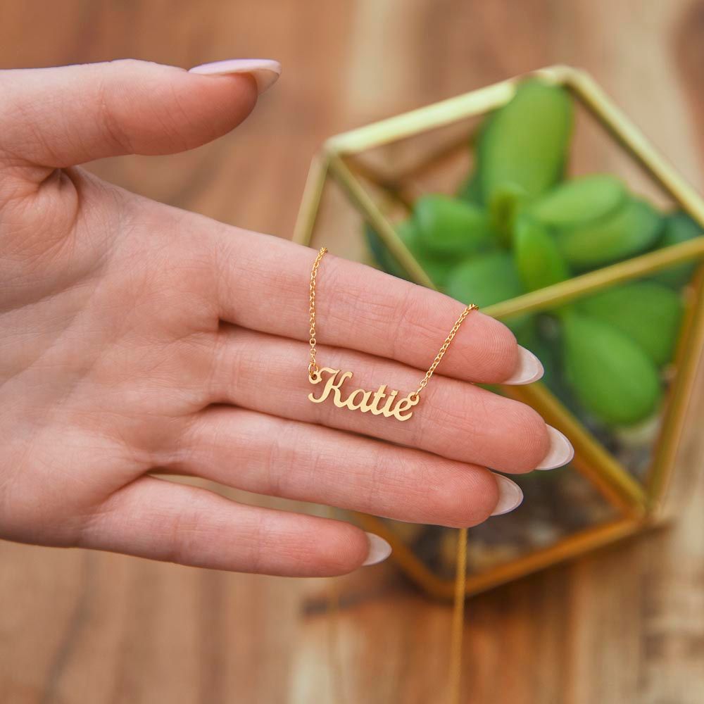 To Daughter, Granddaughter for Graduation | Personalized Name Necklace