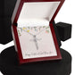 Happy Easter | CZ Cross Necklace