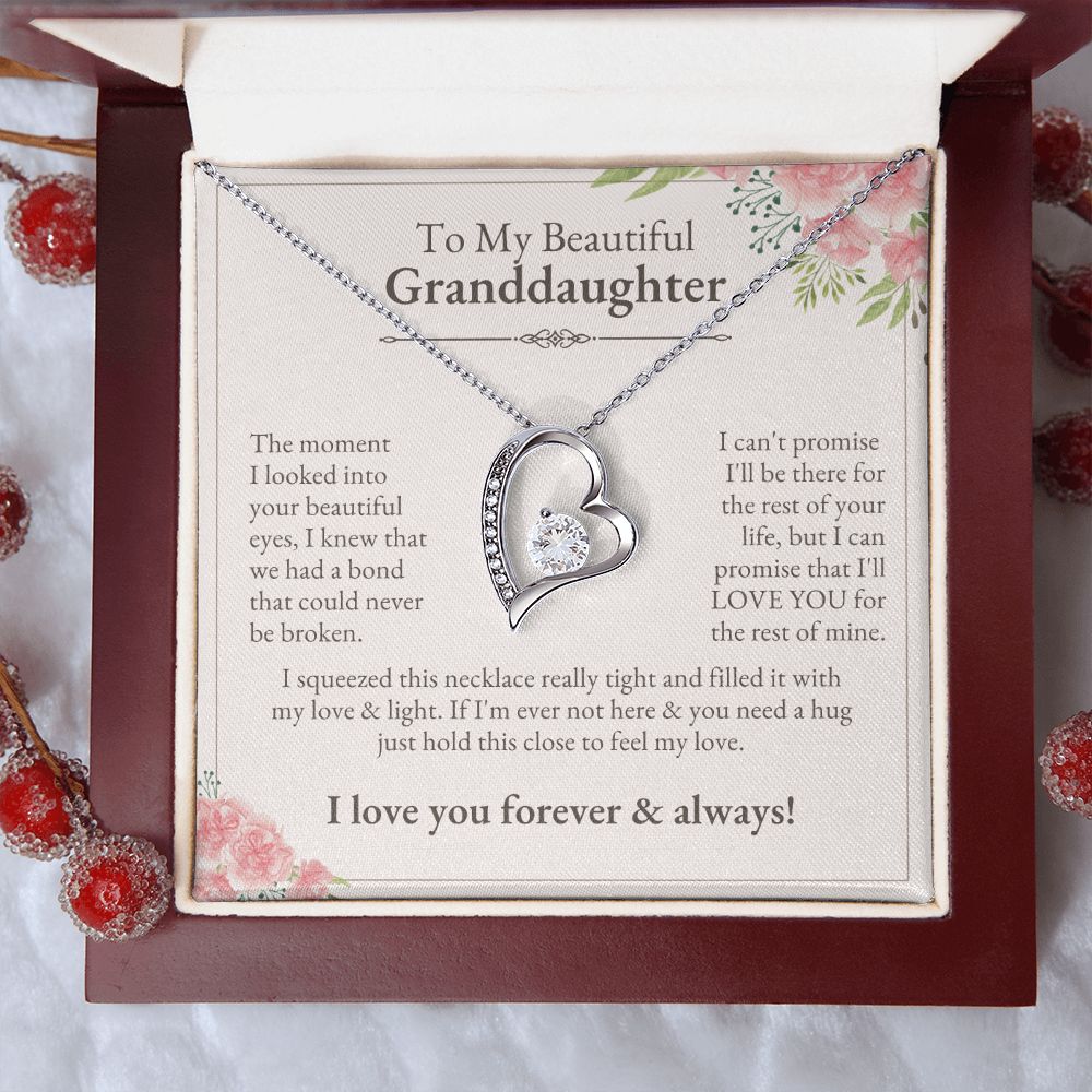 To Granddaughter from Grandmother | Forever Love Necklace