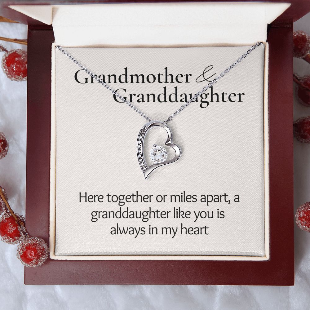 To Granddaughter from Grandmother | Forever Love Necklace