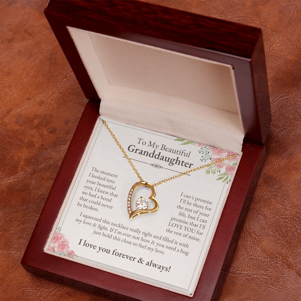 To Granddaughter from Grandmother | Forever Love Necklace