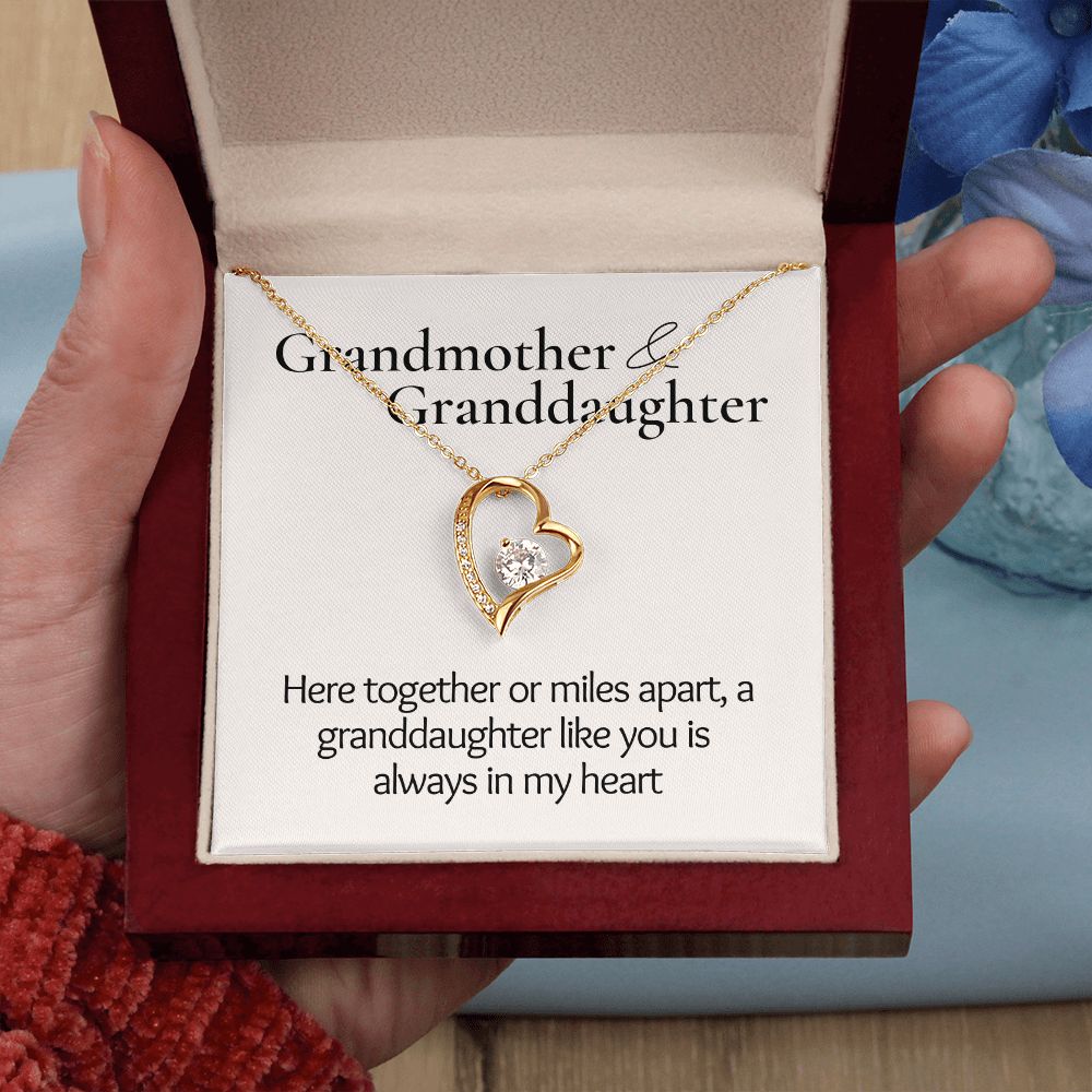 To Granddaughter from Grandmother | Forever Love Necklace