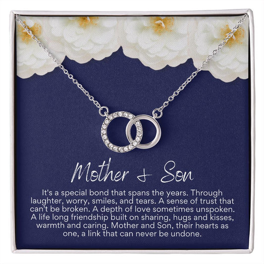 To Mom from Son, Mother's Day | Perfect Pair Necklace