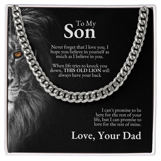 To Son from Dad | Cuban Link Chain