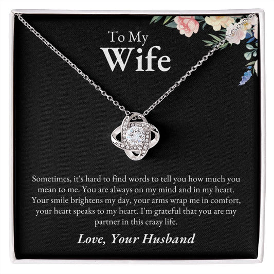 To Wife from Husband | Love Knot