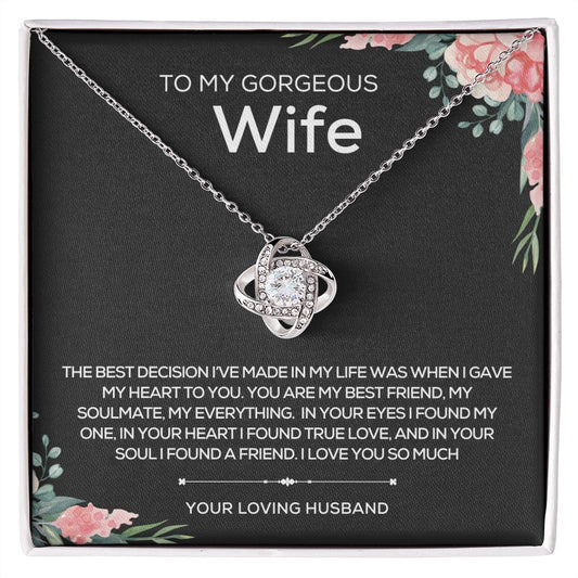 To Wife from Husband | Love Knot