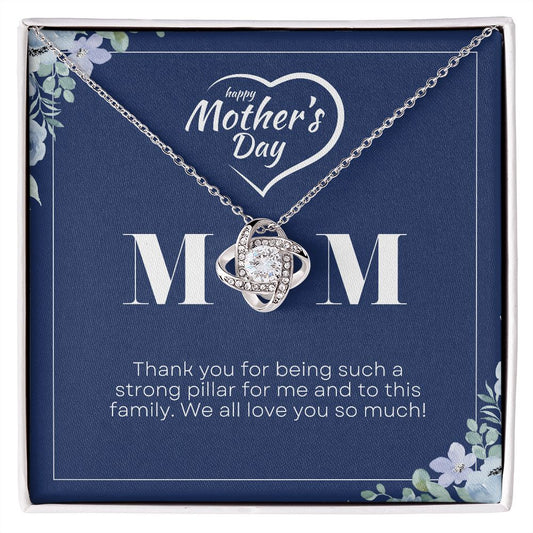 To Mom, Mother's Day | Love Knot Necklace