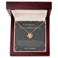 To Granddaughter from Grandpa | Love Knot Necklace