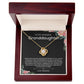 To Granddaughter from Grandpa | Love Knot Necklace