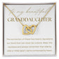 To Granddaughter from Grandmother | Interlocking Hearts Necklace