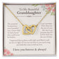 To Granddaughter from Grandmother | Interlocking Hearts Necklace