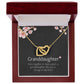 To Granddaughter from Grandmother | Interlocking Hearts Necklace