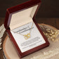 To Granddaughter from Grandmother | Interlocking Hearts Necklace