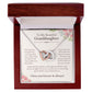 To Granddaughter from Grandmother | Interlocking Hearts Necklace