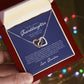 To Granddaughter from Grandmother | Interlocking Hearts Necklace