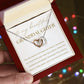To Granddaughter from Grandmother | Interlocking Hearts Necklace