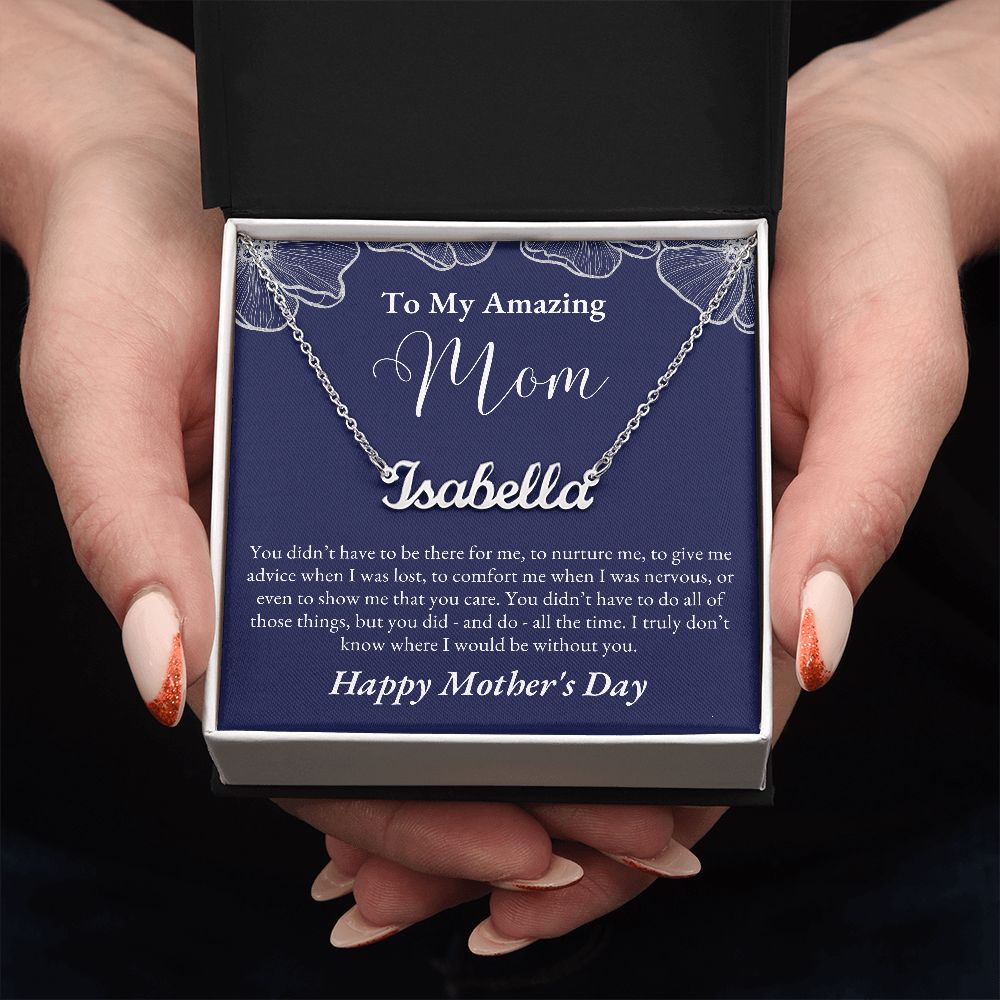 To Mom, Mother's Day | Custom Name Necklace