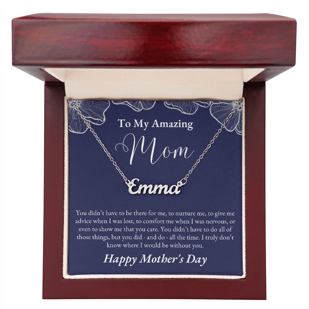 To Mom, Mother's Day | Custom Name Necklace