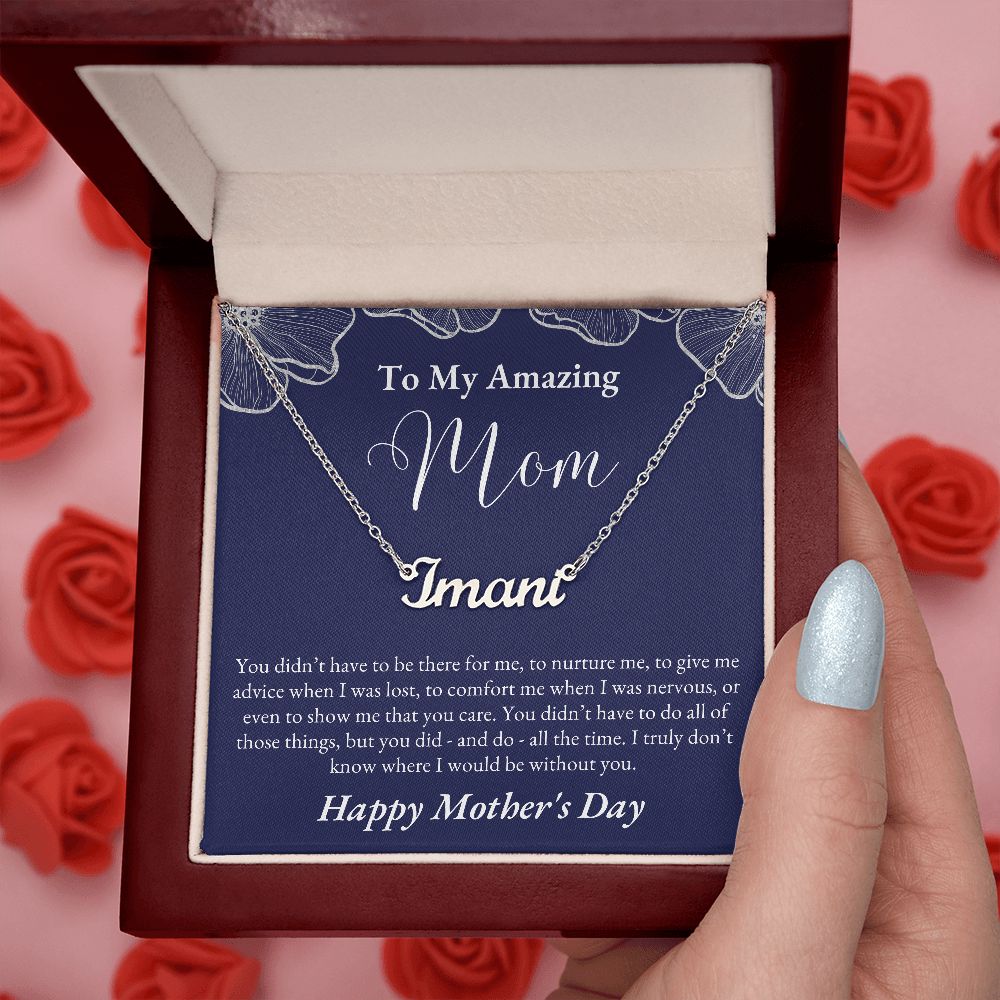 To Mom, Mother's Day | Custom Name Necklace