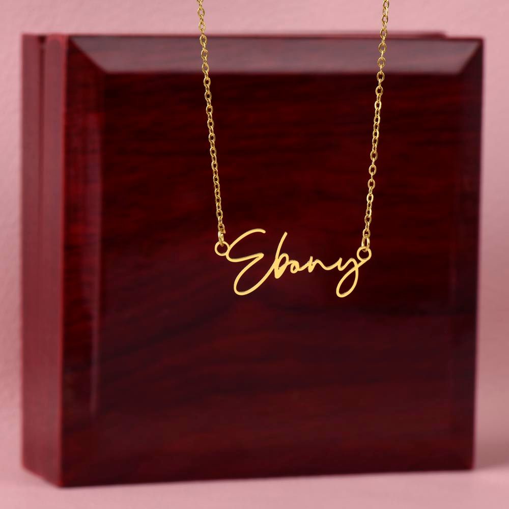 To Mom, Mother's Day | Signature Name Necklace
