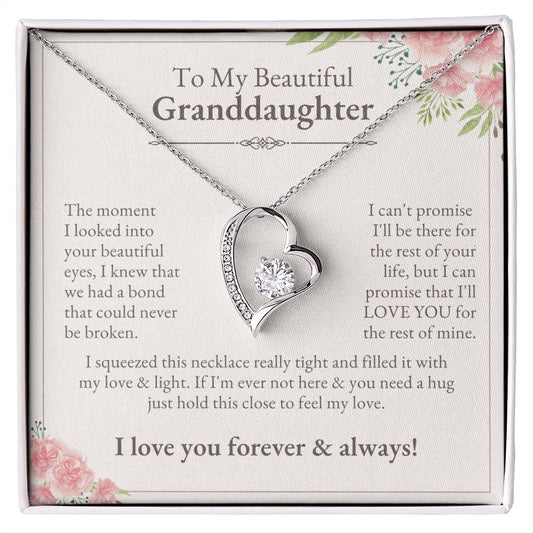 To Granddaughter from Grandmother | Forever Love Necklace